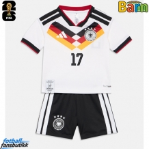 Tyskland Florian Wirtz #17 Hjemmedraktsett Barn VM 2026 Kortermet (+ Korte bukser)